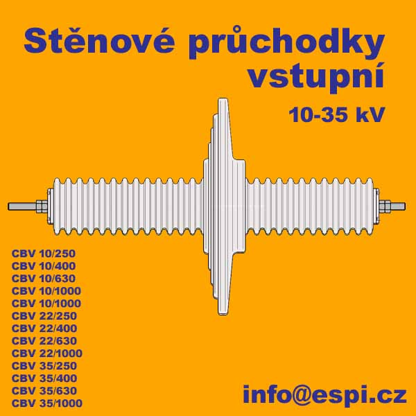 izolátor stěnová průchodky vstupní CBV